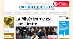 Desktop Screenshot of catholique95.fr